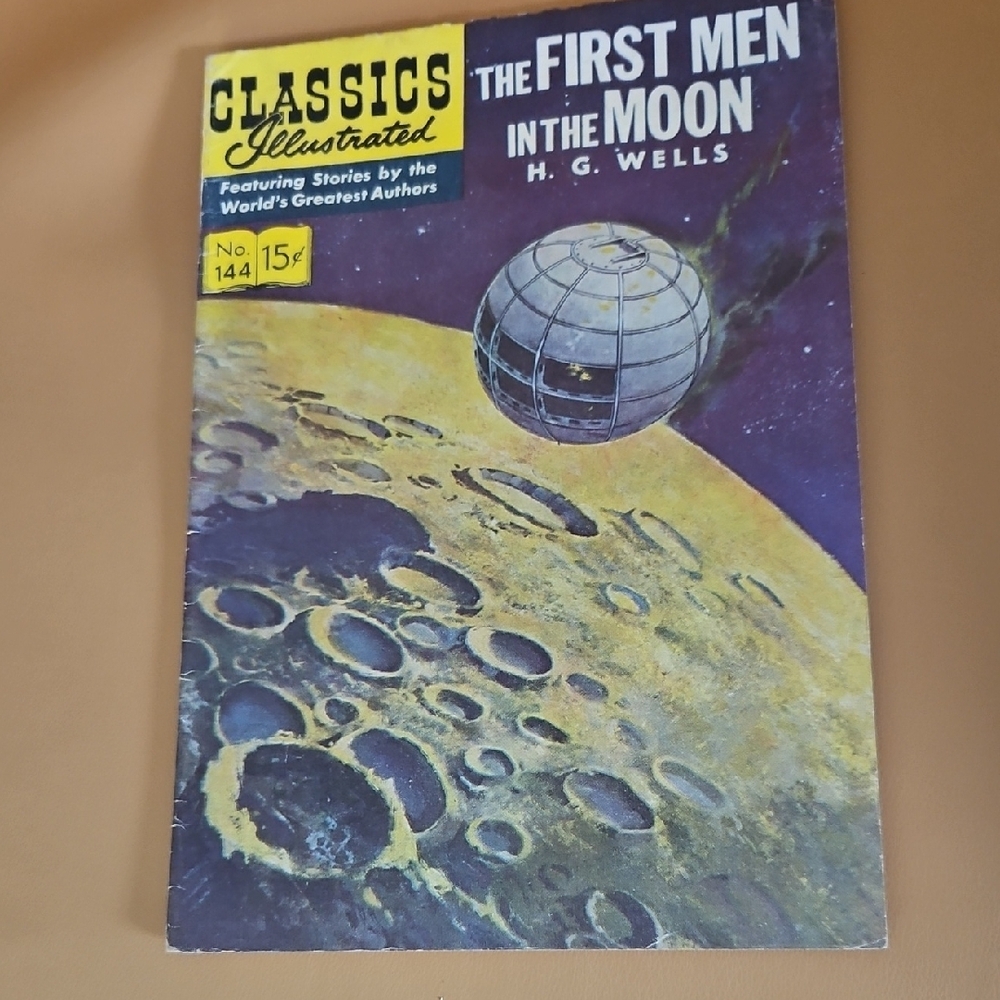'Classics Illustrated #144 'The First Men in the Moon' Comic Book